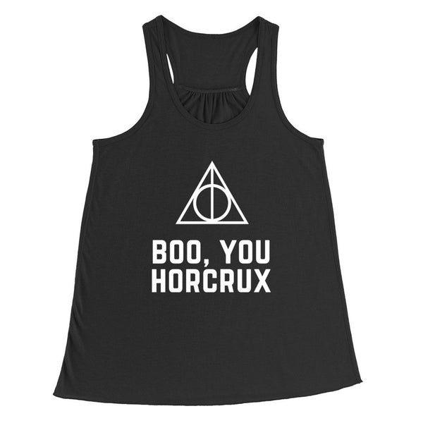 Boo You Horcrux Women's Flowy Racerback Tank Top